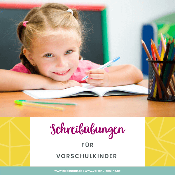 Bild zeigt Kind mit Schreibünbungen und Schwungübungen