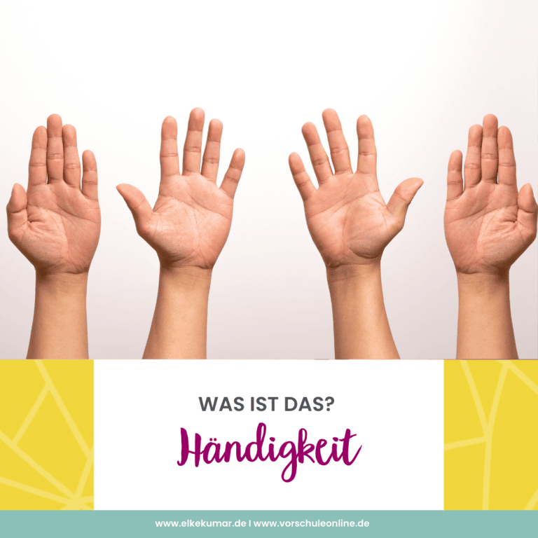 Linke Hand und rechte Hand abgebildet