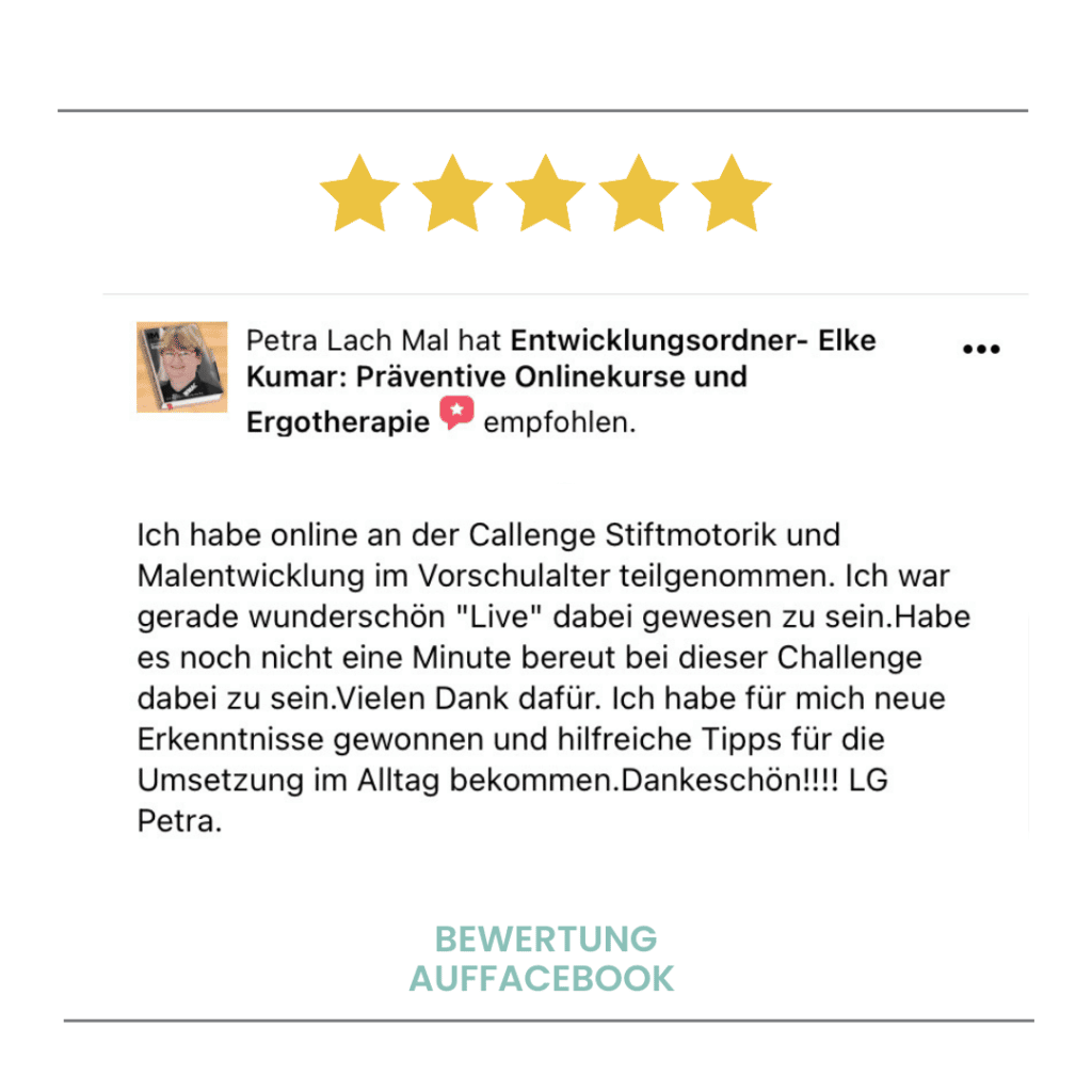 5-Sterne-Bewertung auf Facebook